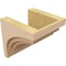 Ekena Millwork 11"W x 11"D x 11"H Wide Rockford Rough Cedar Woodgrain TimberThane Corbel, Primed Tan CORUR11X11X11ROCRCPR - alternate 2